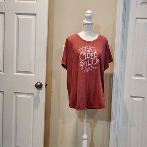 Womens plus 2X graphic tee